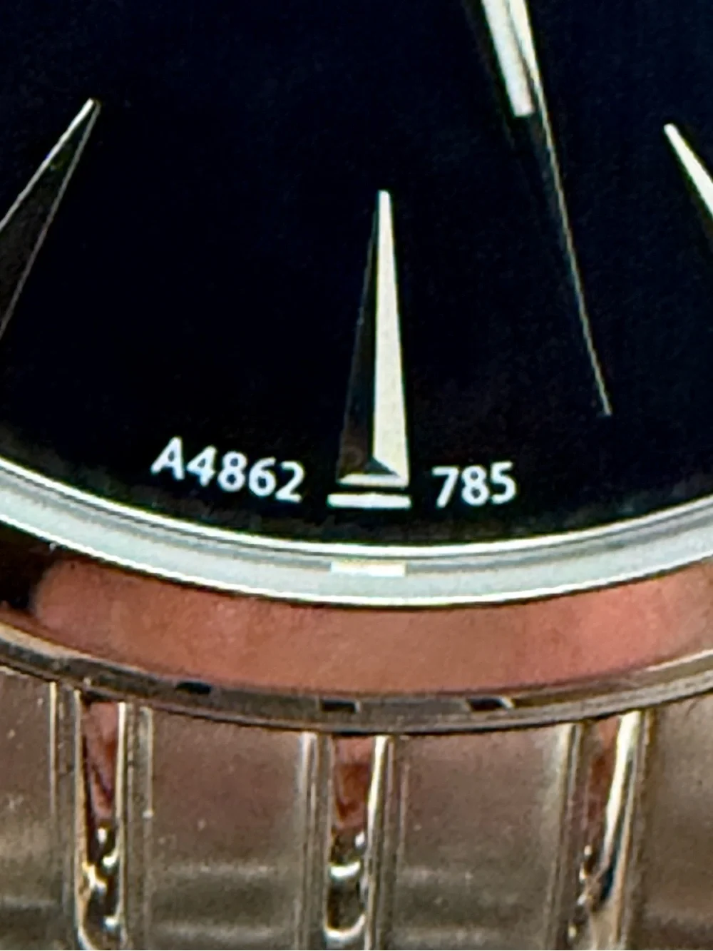 Belair Luxury Designer Watch Stainless Dial Case Black Dial Date Window NWT